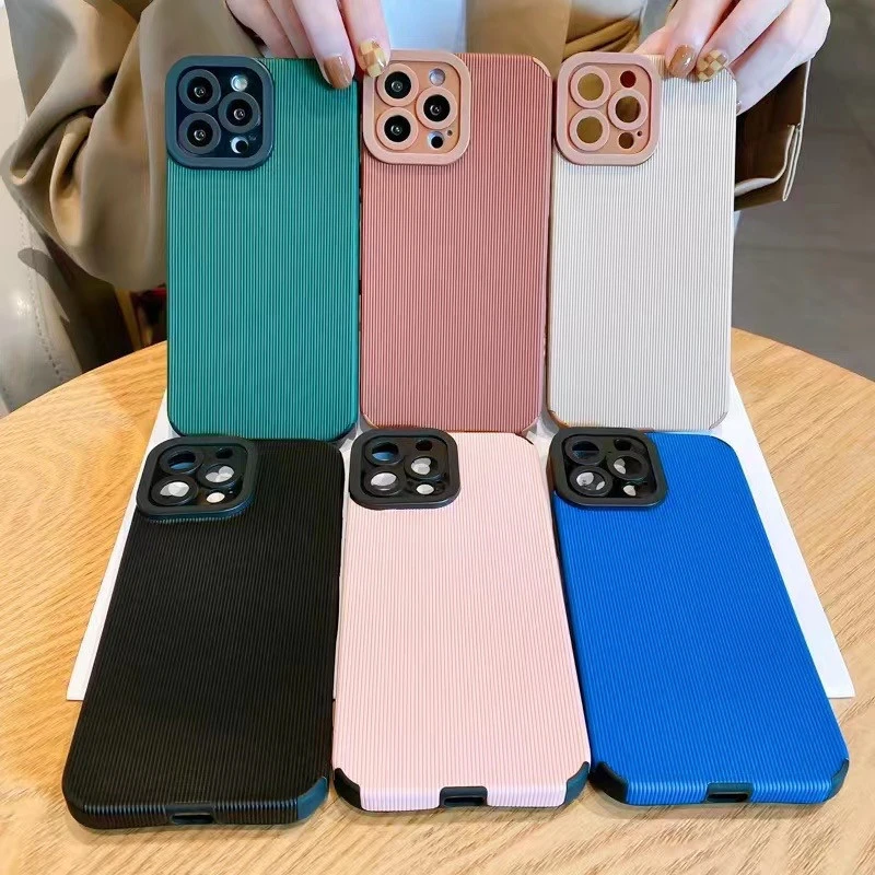 Warm Color Couple Mobile Phone Case Soft Solid Color Female