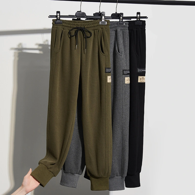 Women's Casual Simple Solid Color Leg Closing Trousers