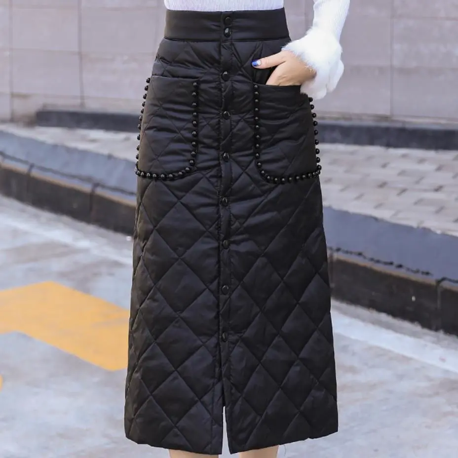 Down Cotton Skirt For Ladies