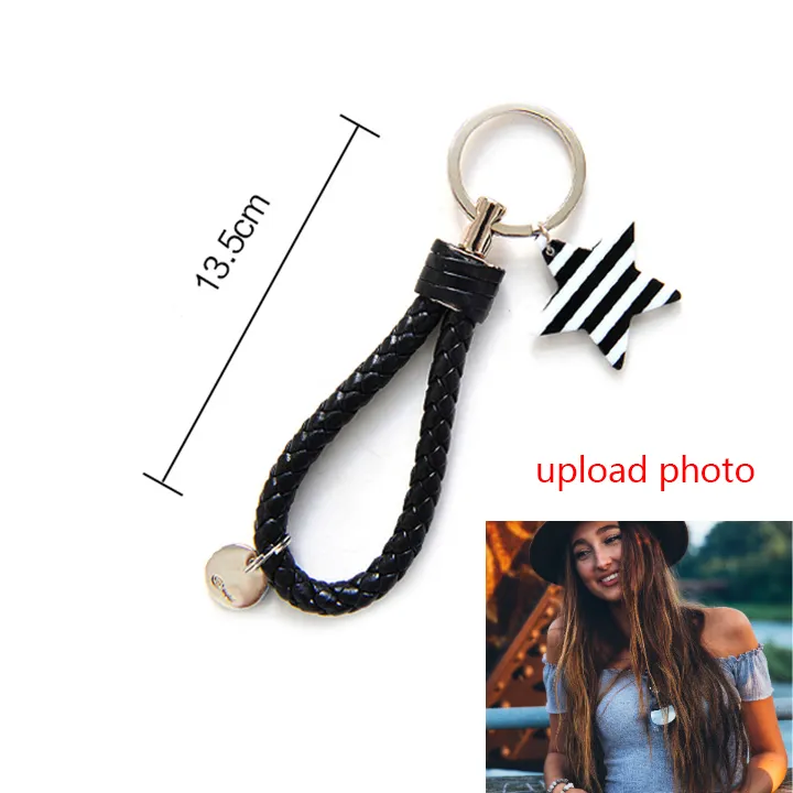 Custom Creative Car Keychain Photo Key Chain