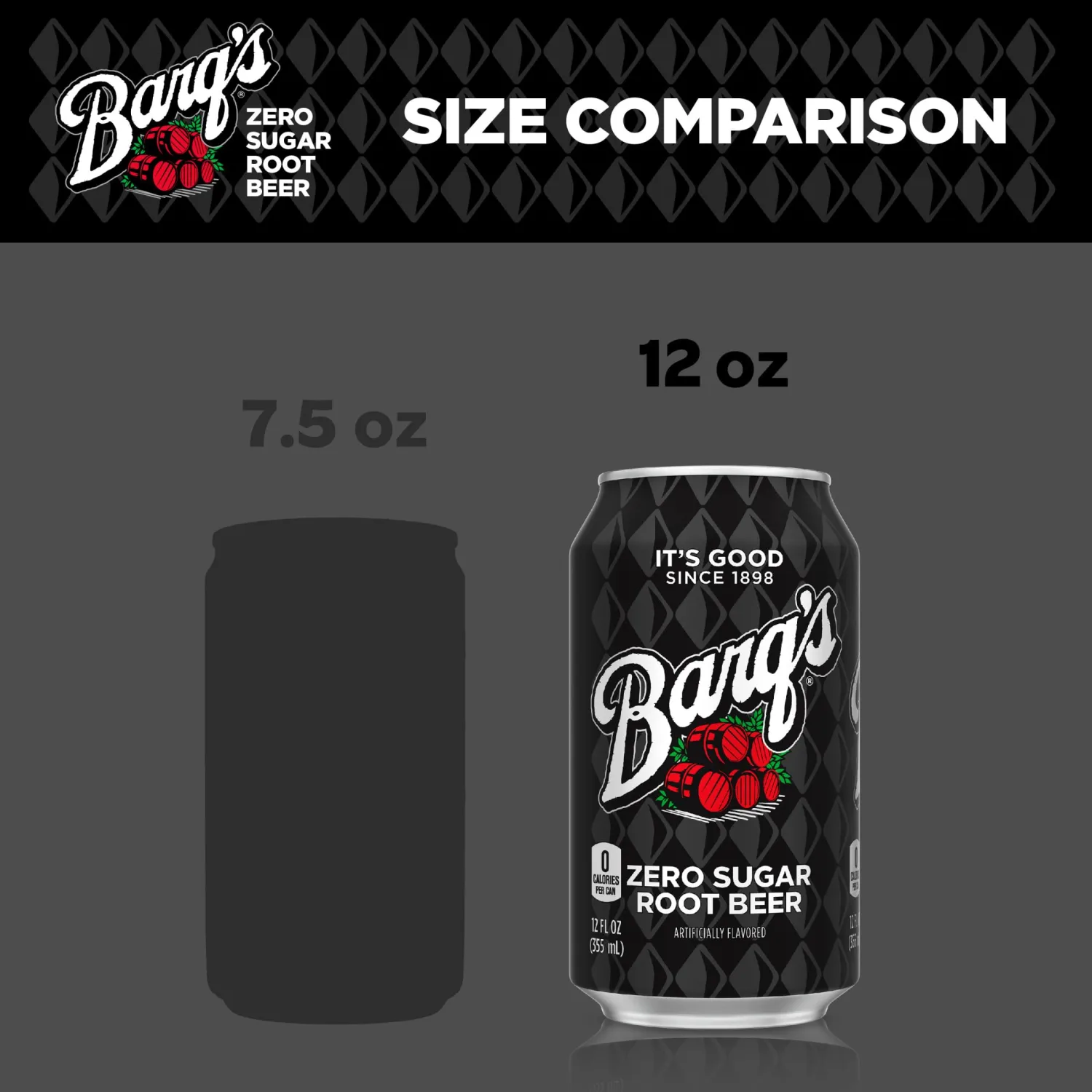 Barq's Root Beer Soda, 12 Fl Oz Cans, 12 Pack