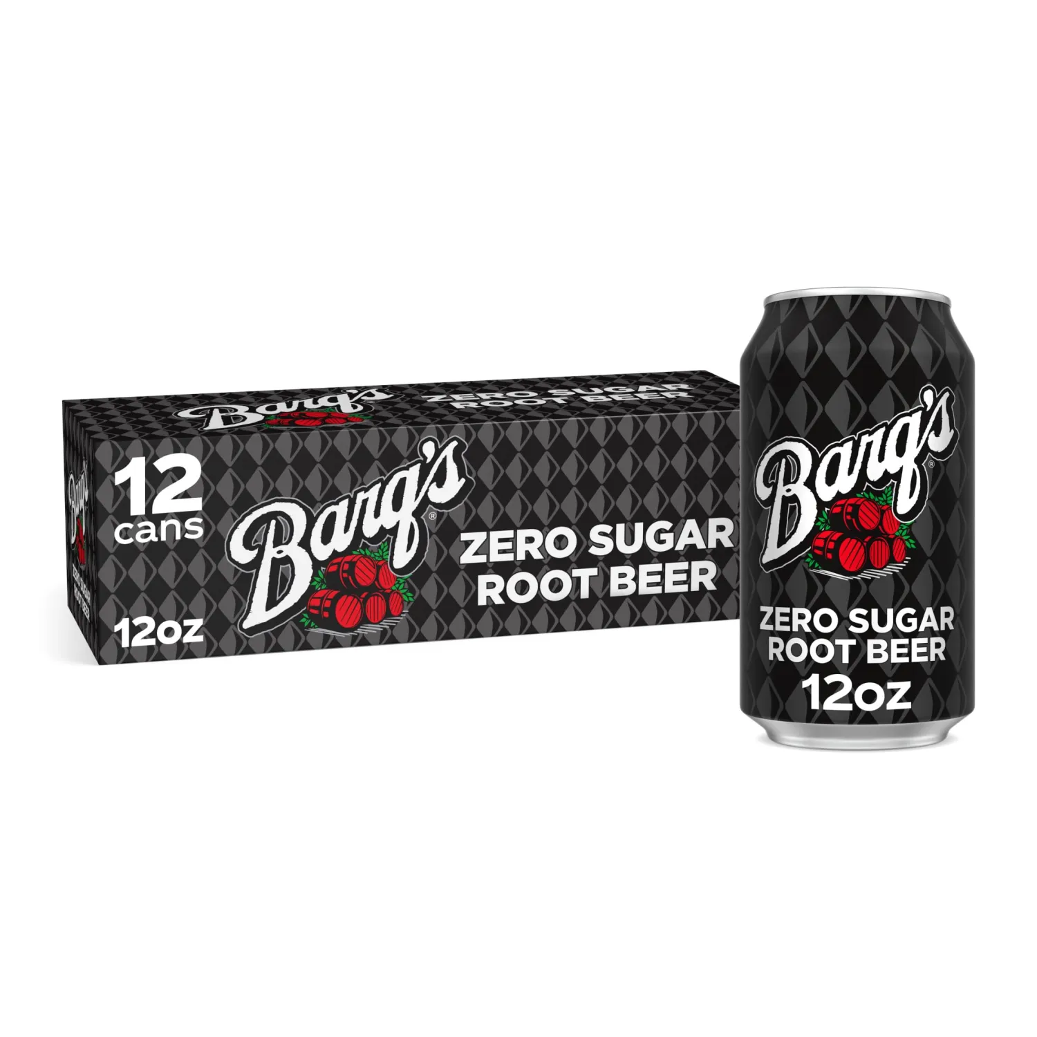 Barq's Root Beer Soda, 12 Fl Oz Cans, 12 Pack