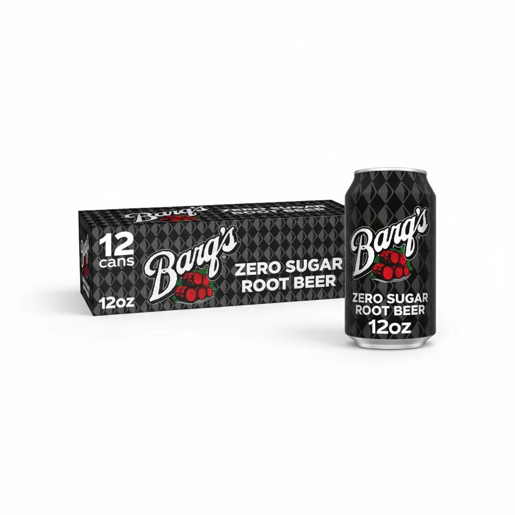 Barq's Root Beer Soda, 12 Fl Oz Cans, 12 Pack