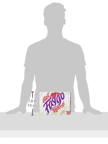 Faygo diet redpop strawberry soda, 12-pack 12-fl. oz. cans