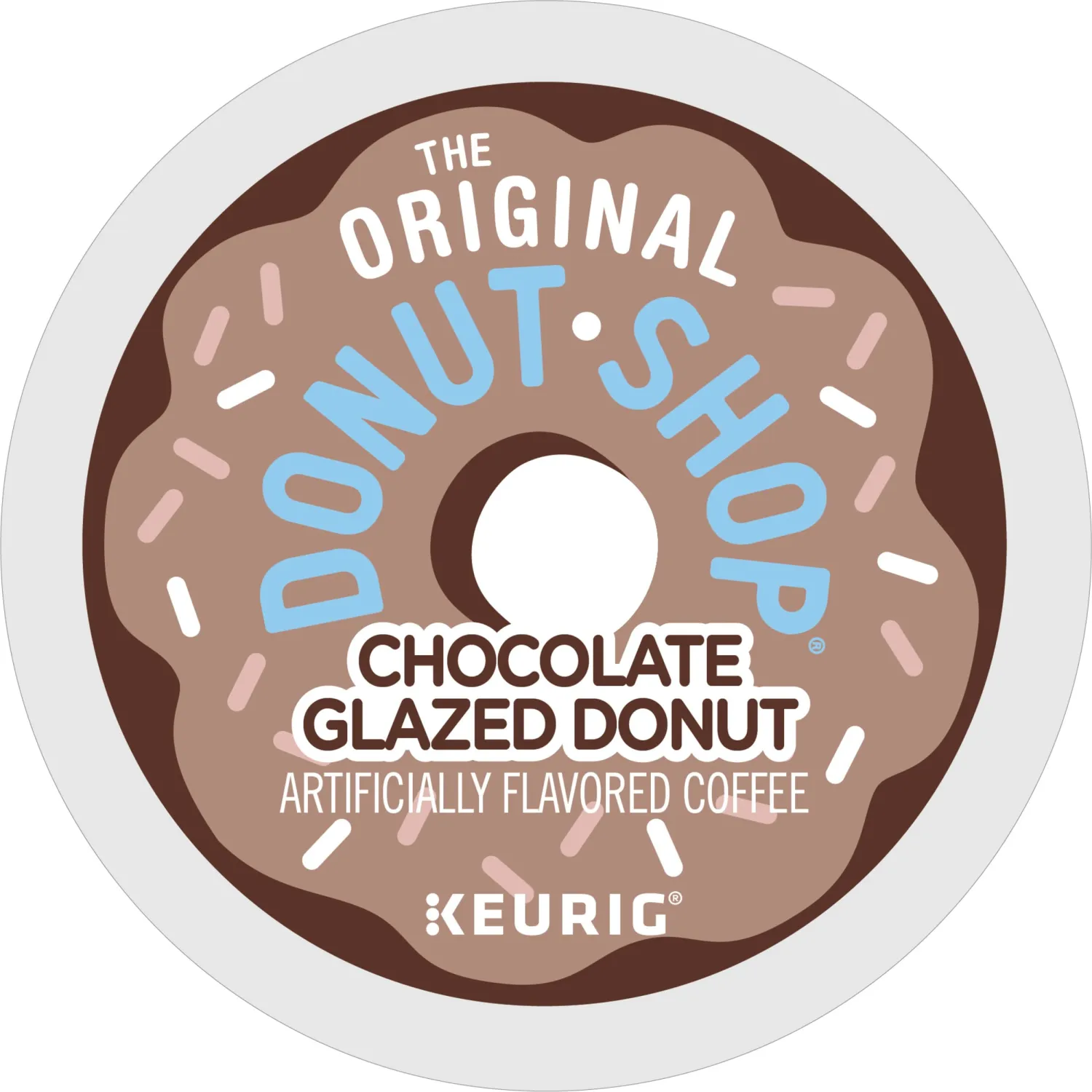 The Original Donut Shop Coffee Chocolate Glazed Donut Keurig Single-Serve K-Cup Pods, Medium Roast Coffee, 72 Count