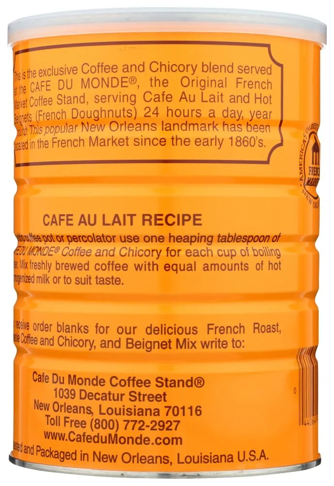 Cafe Du Monde Coffee Chicory, 15 Ounce (Pack of 3)