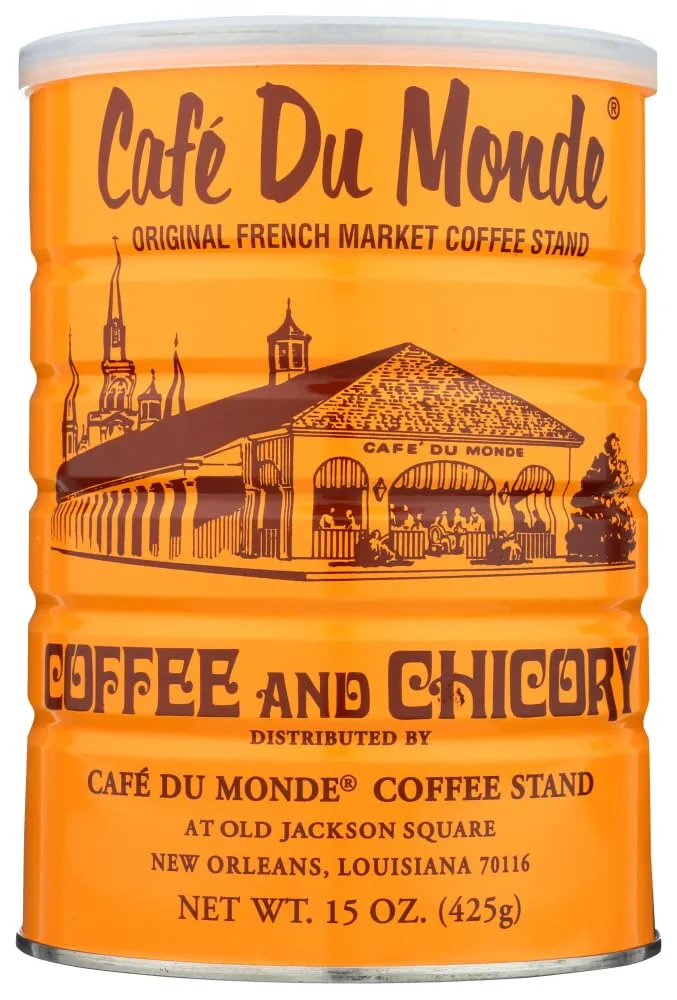 Cafe Du Monde Coffee Chicory, 15 Ounce (Pack of 3)