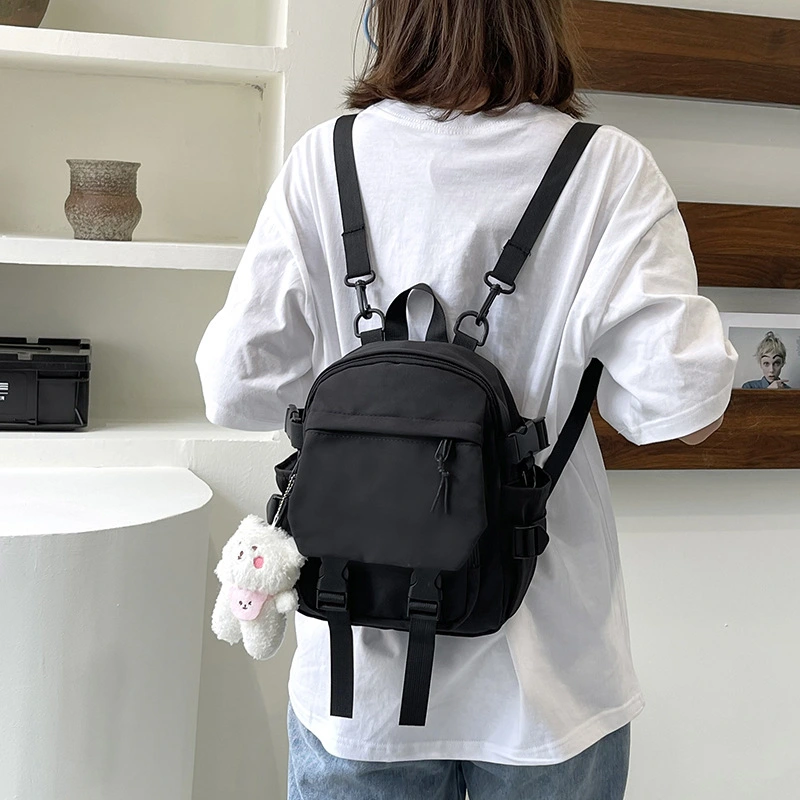 Korean Versatile Nylon Oxford Fabric Literature Backpack