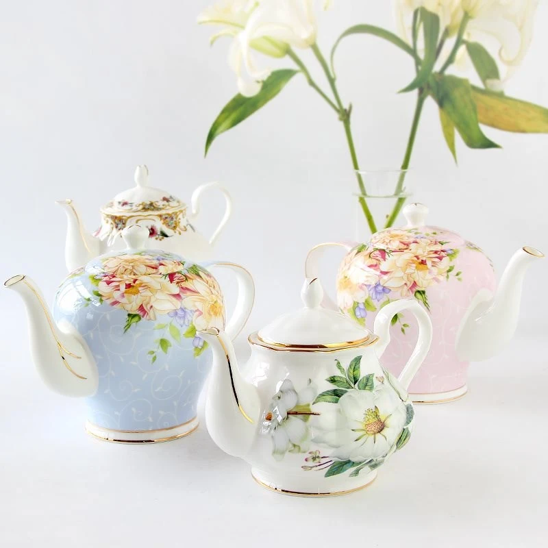 European Tea Set Afternoon Porcelain Teapot English