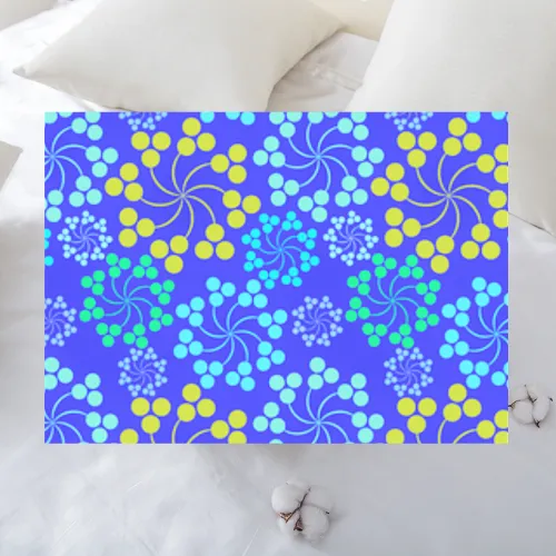 Throw Pillow, Floral - like  Brightly Colored Design by Dynamicreationz