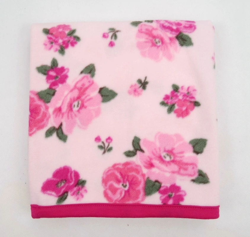 Girl Baby Flower Thin Quilt Blanket