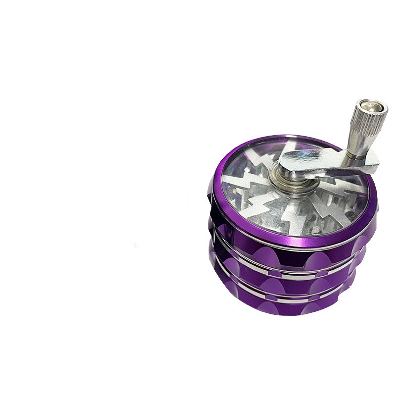 Lightning Aluminum Alloy Cigarette Mill 4layer Manual
