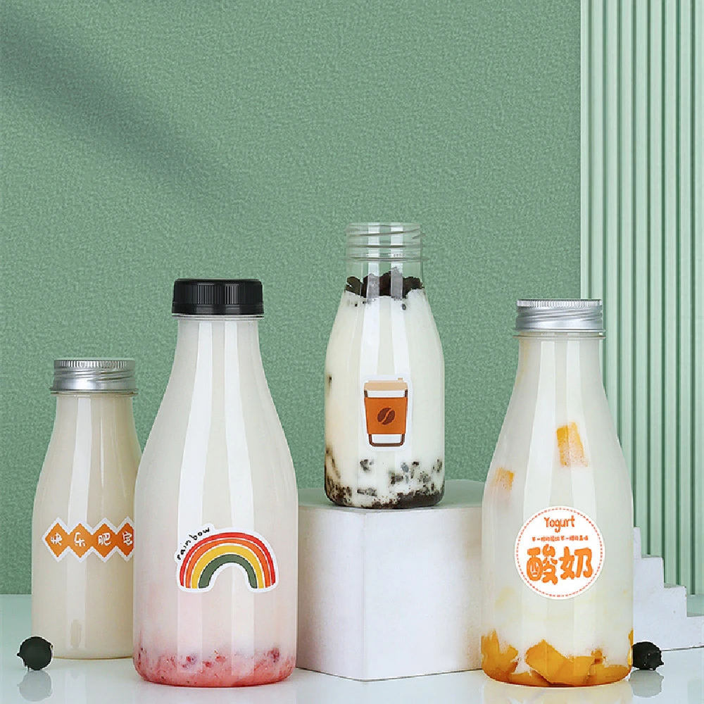 Fashion Personalized Milk Bottle Sealed Disposable Bottle