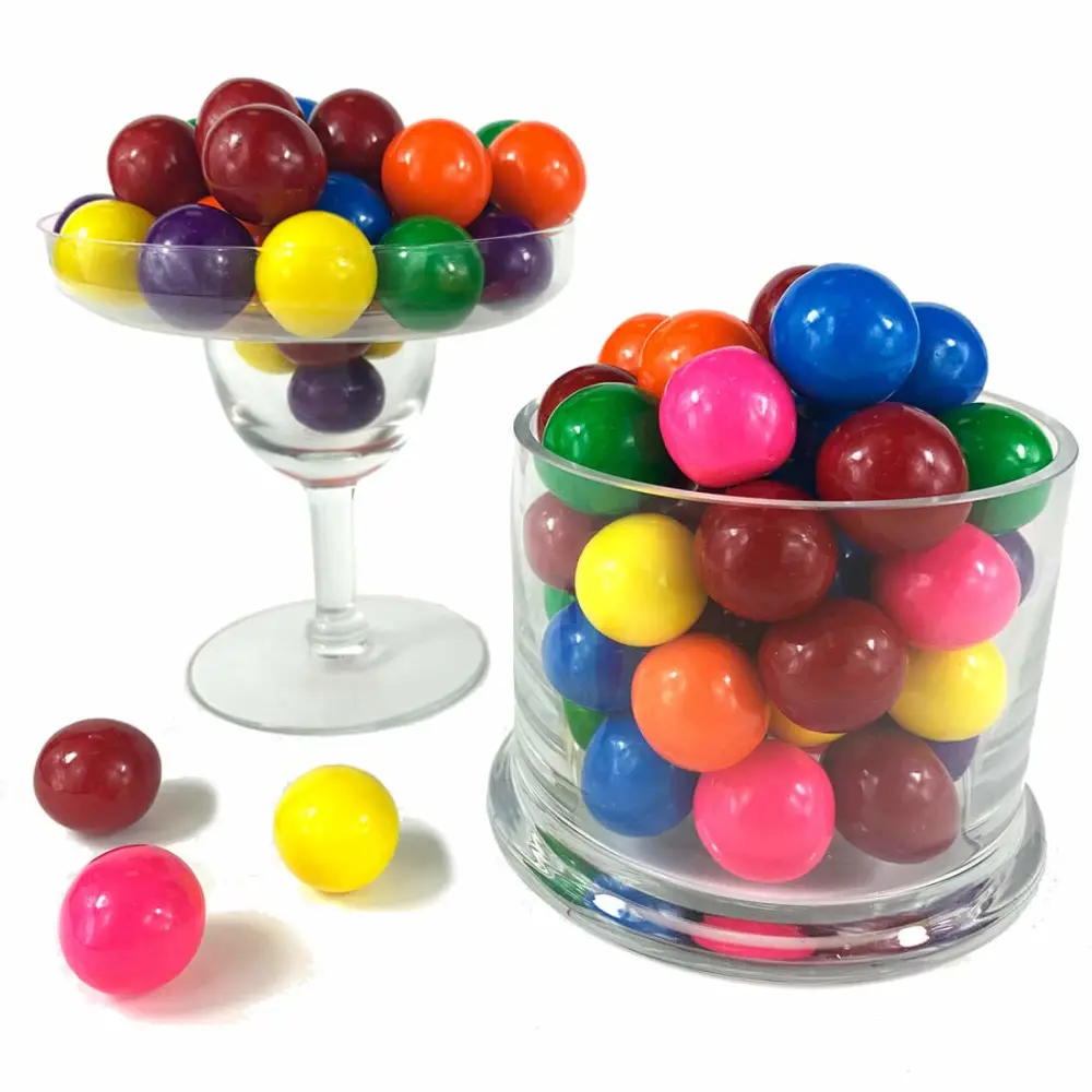 Color It Candy Assorted Mix 1 inch Gumballs 2 Lb Bag- Perfect For, Table Centerpieces, Weddings, Birthdays, Candy Buffets, & Party Favors.