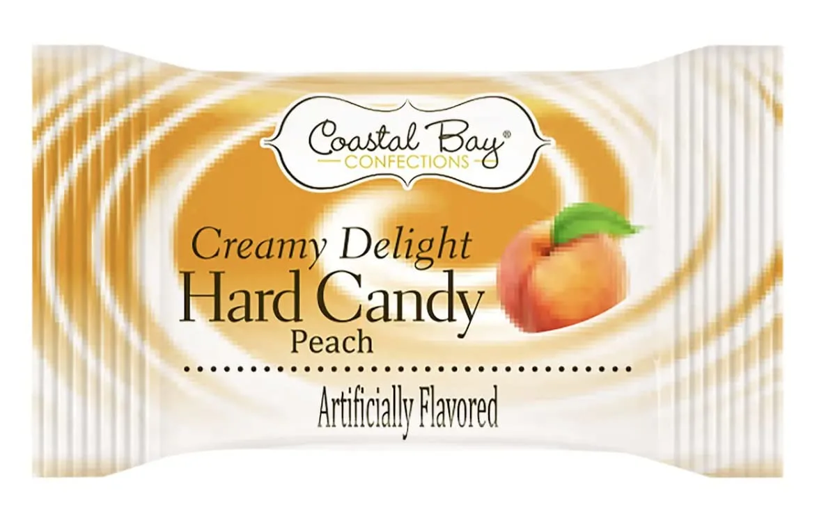 Coastal Bay Creamy Delight Hard Candy 6 oz bag (2 bags 12 oz total)