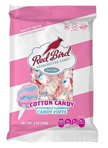 Cotton Candy Puffs, Bundle 2 bags (4 oz each)
