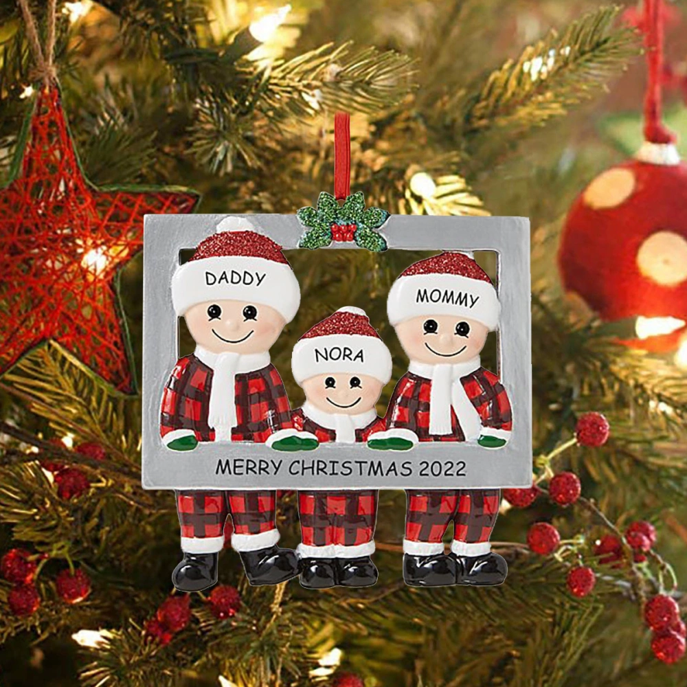 Christmas Pendant Creative Lovely Family Picture Frame