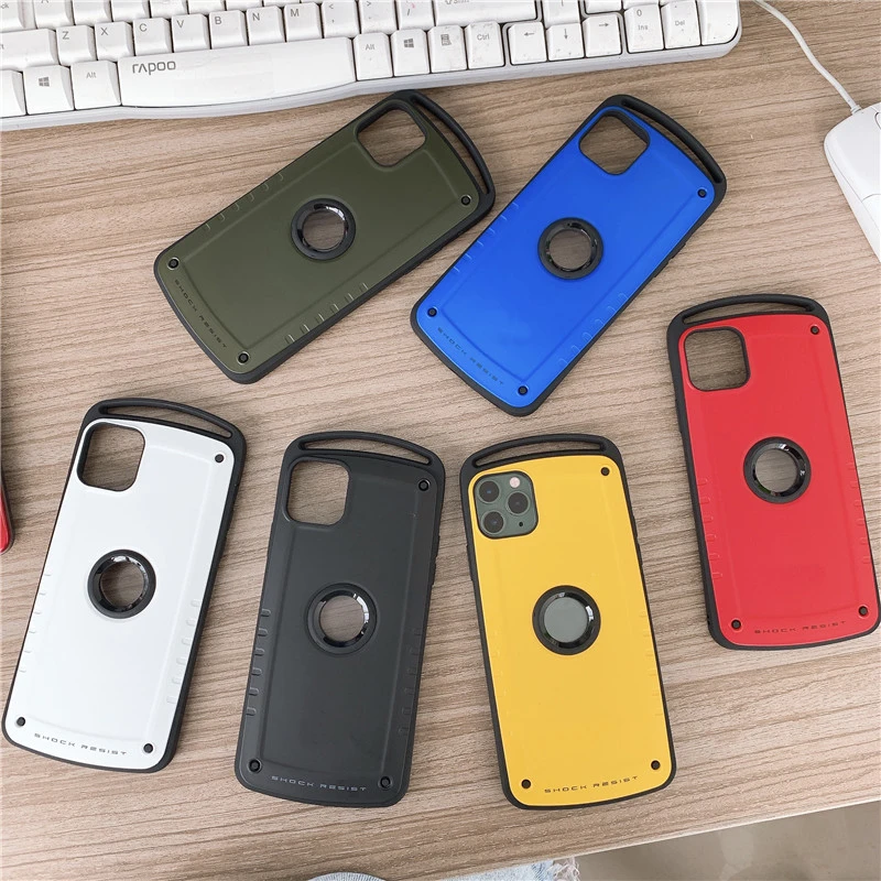 Creative Solid Color Frosted Fall Protection Case Phone Case