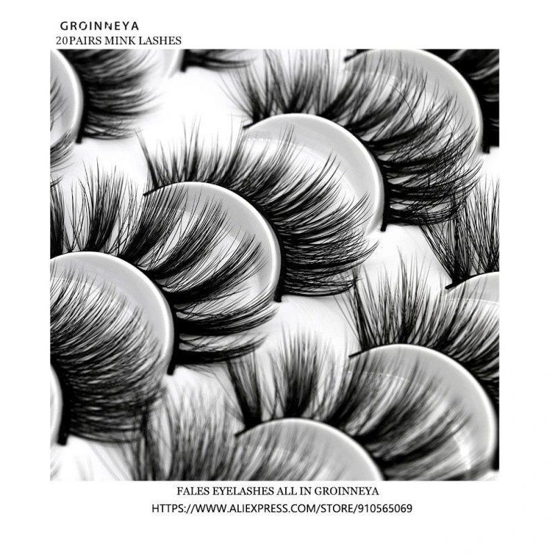 Self-adhesive False Eyelashes In Europe And America 20 Pairs