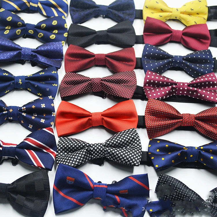 Men's Formal Suit British Korean Style Bow Tie