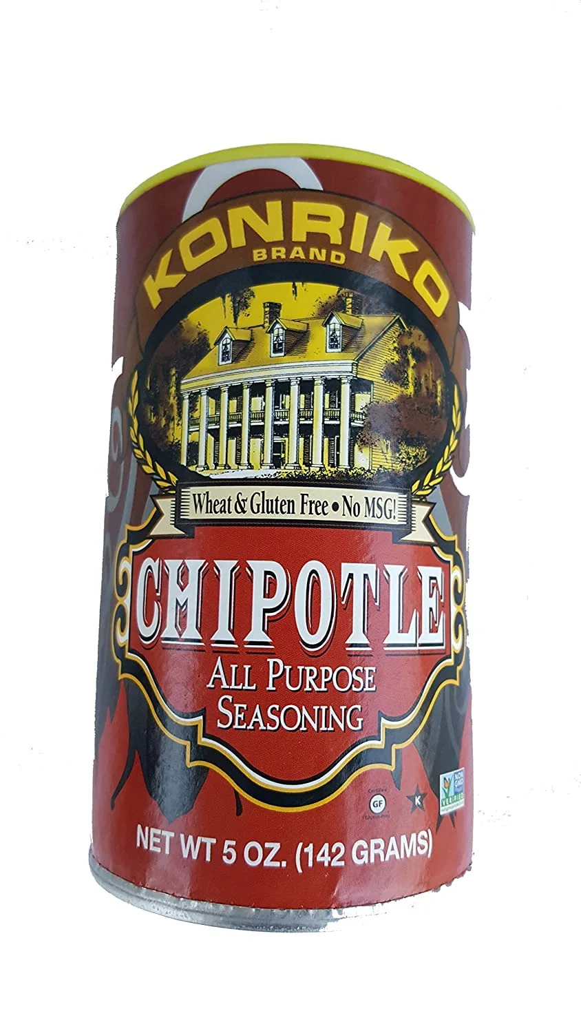 Konriko - Chipotle All Purpose Seasoning 5 oz - Wheat Free - Gluten Free - No MSG