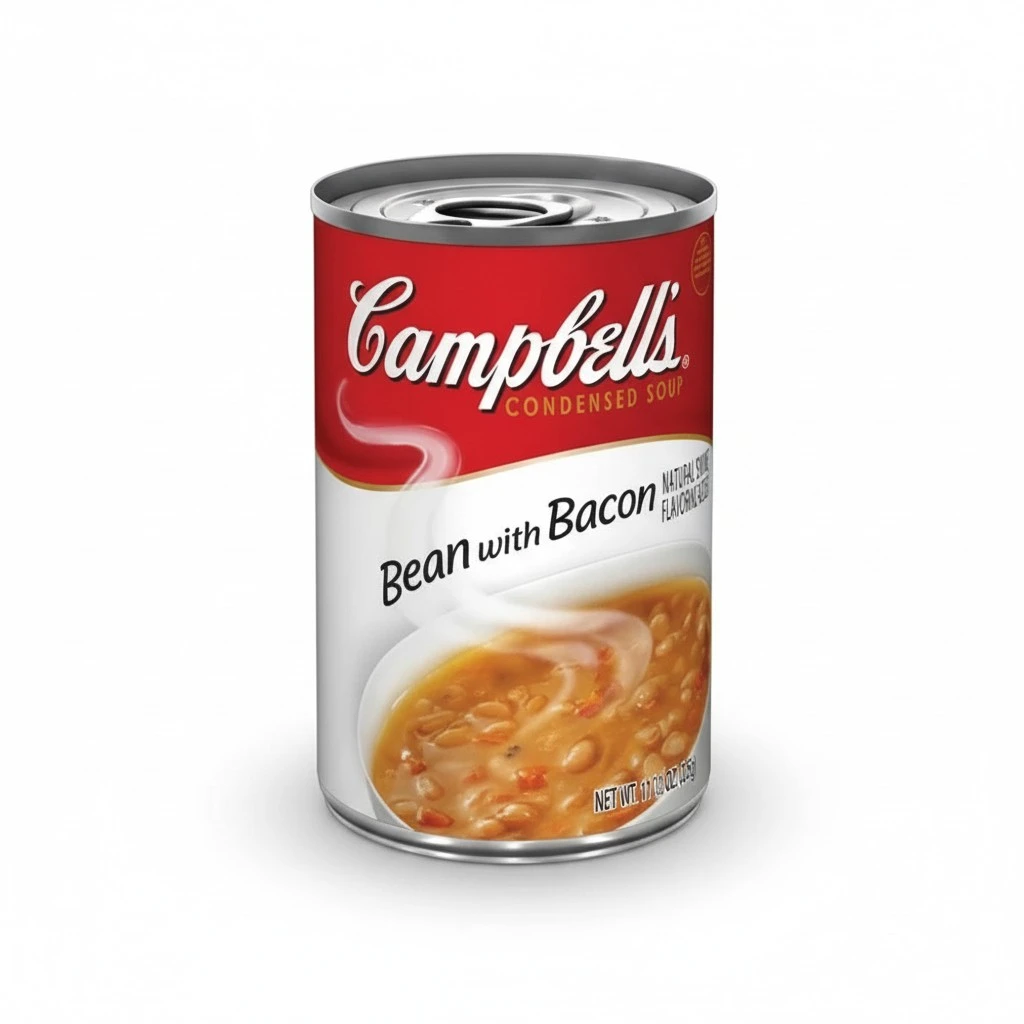 Campbell's, Condensed Bean with Bacon Soup, 11.5oz Can (Pack of 6)