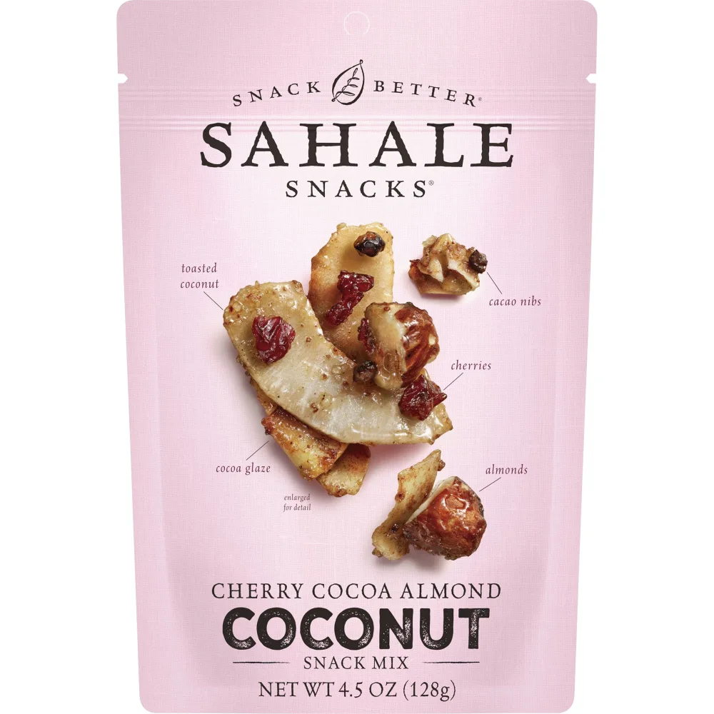 Sahale Snacks Cherry Cocoa Almond Coconut Snack Mix, 4.5 Ounces