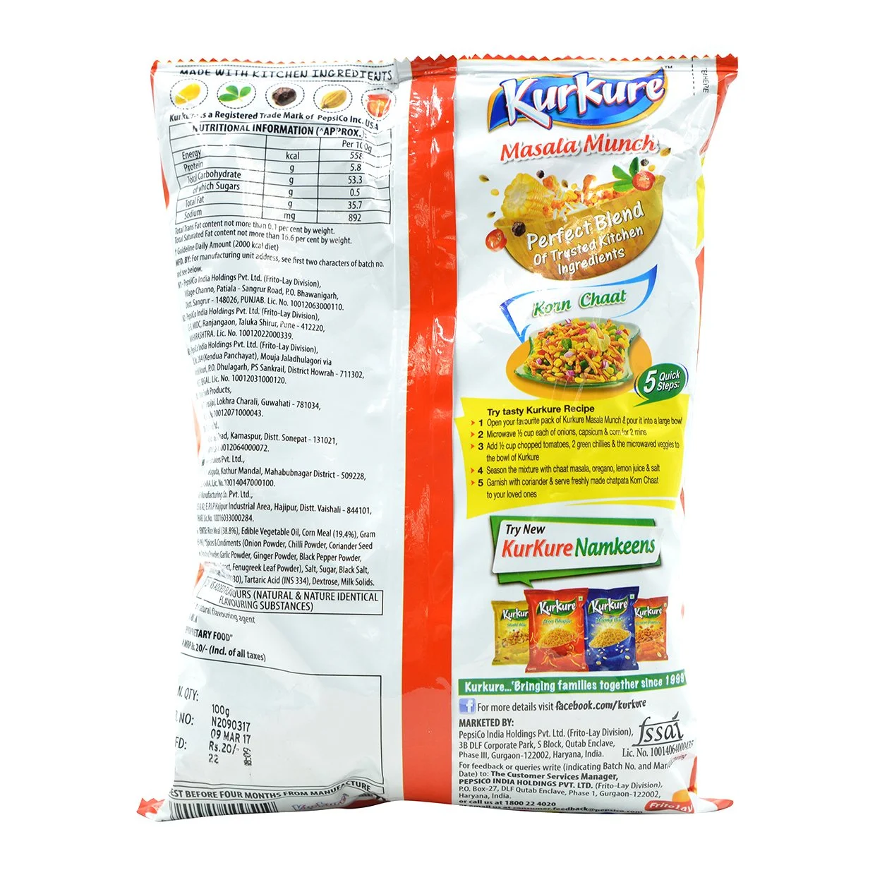 KURKURE Masala Munch (Pack of 6)