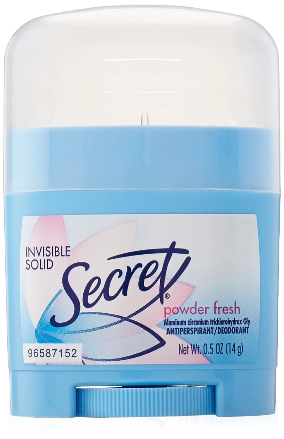 SECRET Powder Fresh Invisible Solid Deodorant Travel Size, 0.5 Oz (Pack of 2)