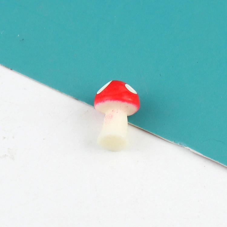 Cartoon Mini Small Mushroom Resin Accessories DIY Handmade Cream Glue Phone Case Decorative Materials