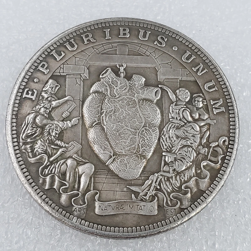 Heart Out Of Control Tramp Coin Diameter 38MM