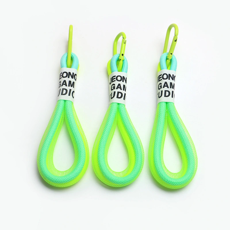 Two Color Buckle Fluorescent Mesh Rope Pendant