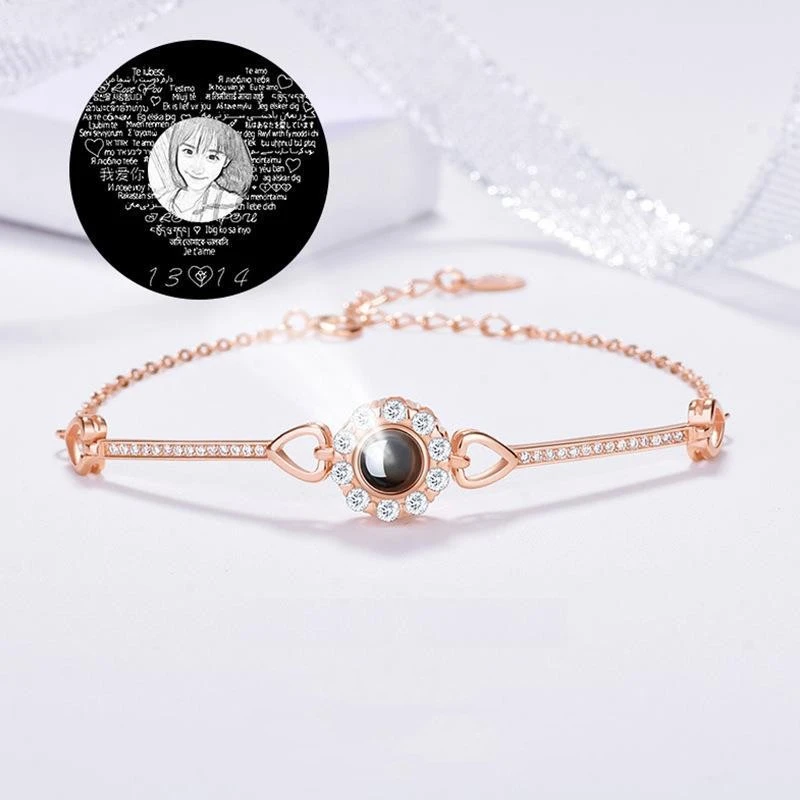 S925 Sterling Silver Angel's Eye Bracelet