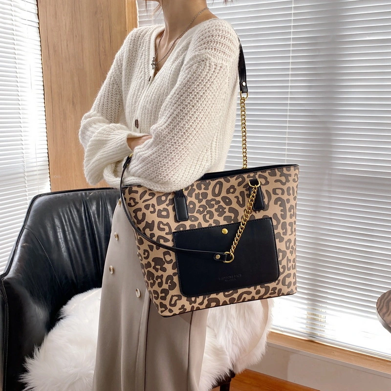 Leopard Print Autumn Shoulder Underarm Bag