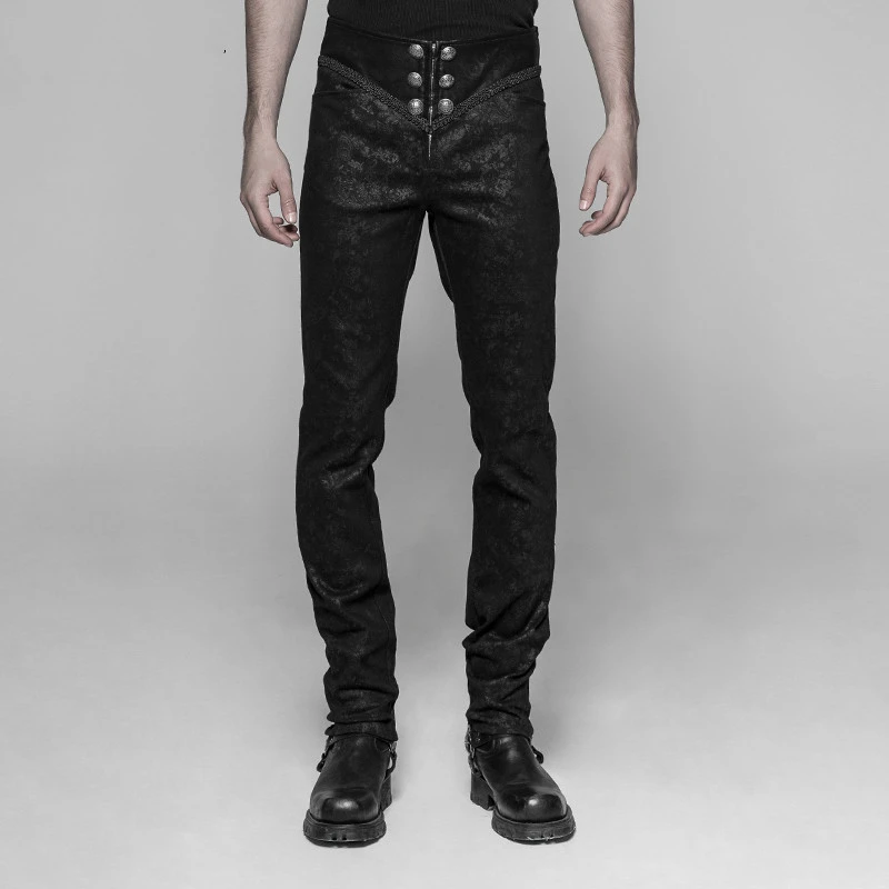 Gothic Men's Lolita Punk Vintage Pants