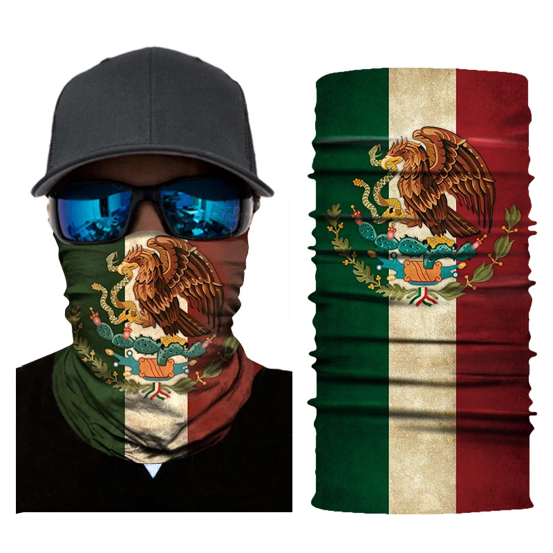 Printed Magic Seamless Headscarf Mask Scarf