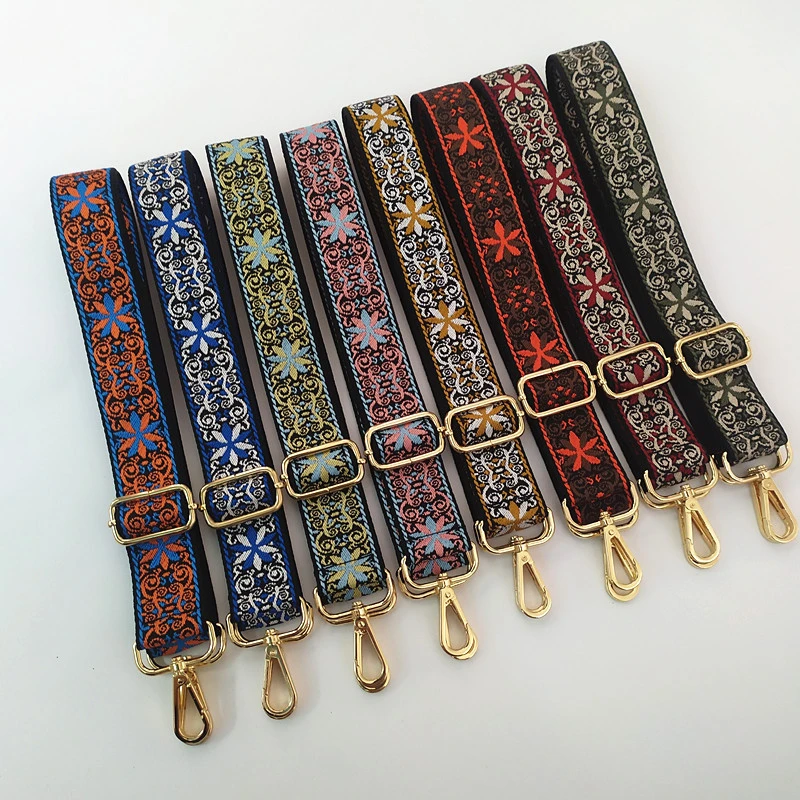 Women's Embroidery Ethnic Style Adjustable Shoulder Cloth Strap