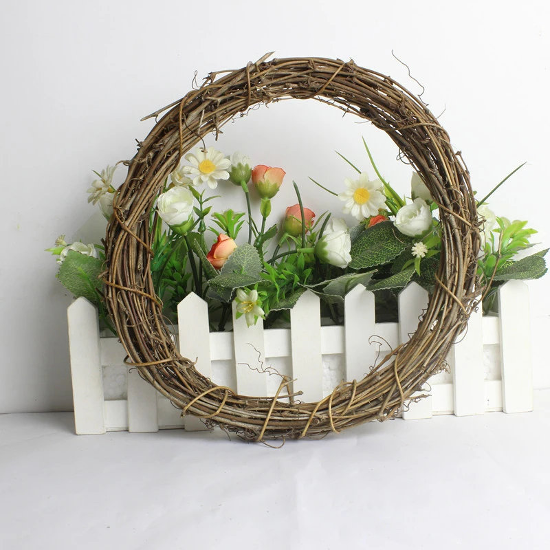 Christmas Decoration Craft Dry Branch Rattan Wreath DIY