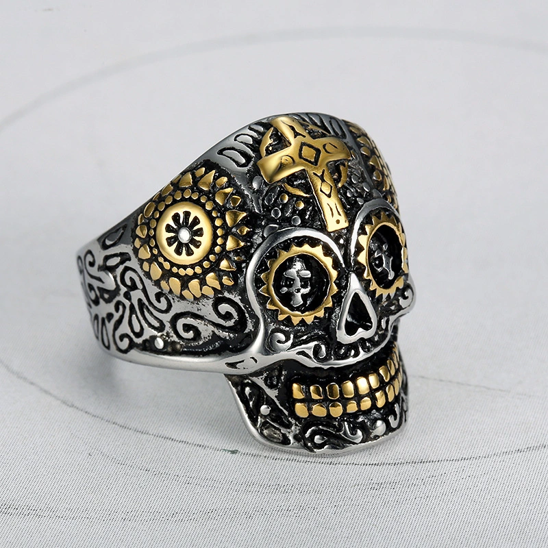 Skull Ring European And American Personality Stainless Steel Jewelry