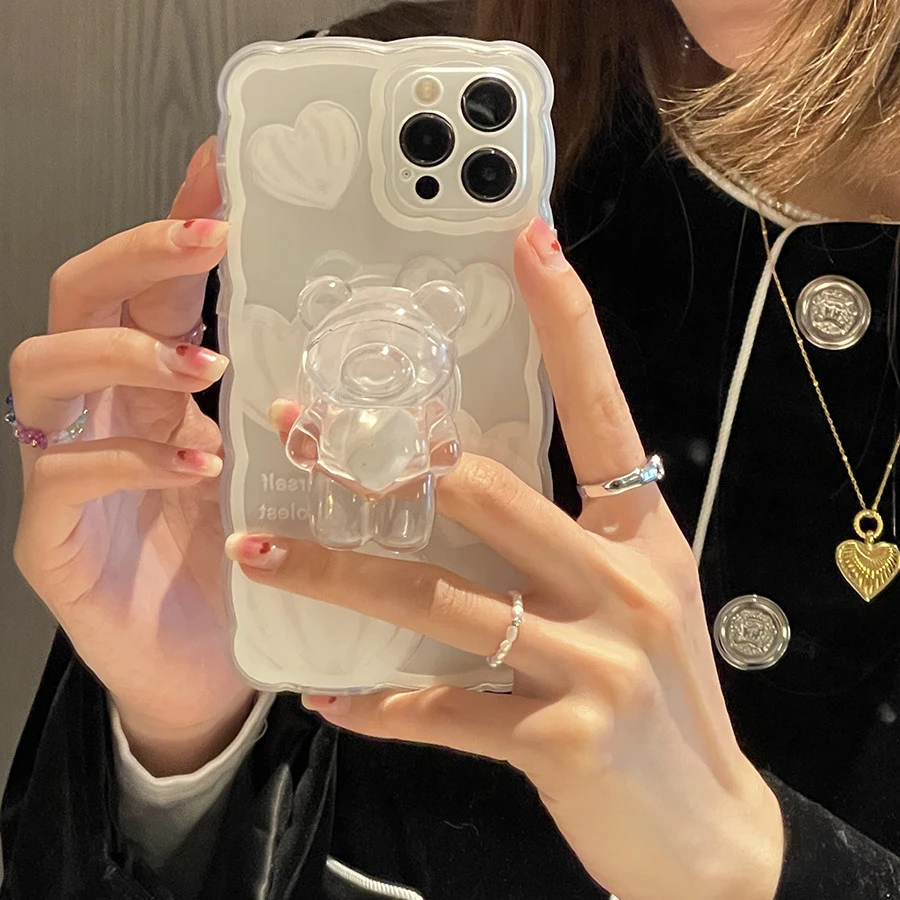 Japanese And Korean White Love Bear Case