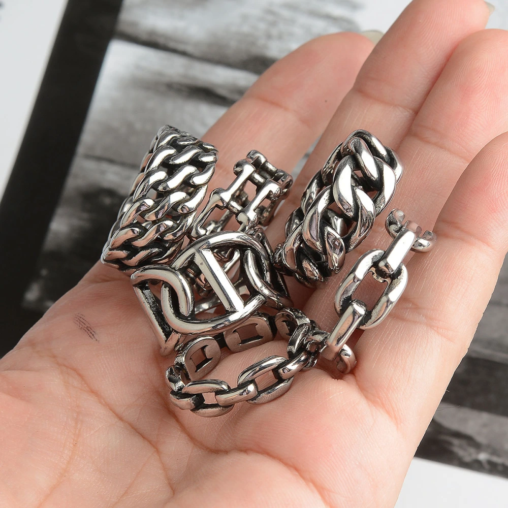 Fashion Single Fashion Cool Chain Ring