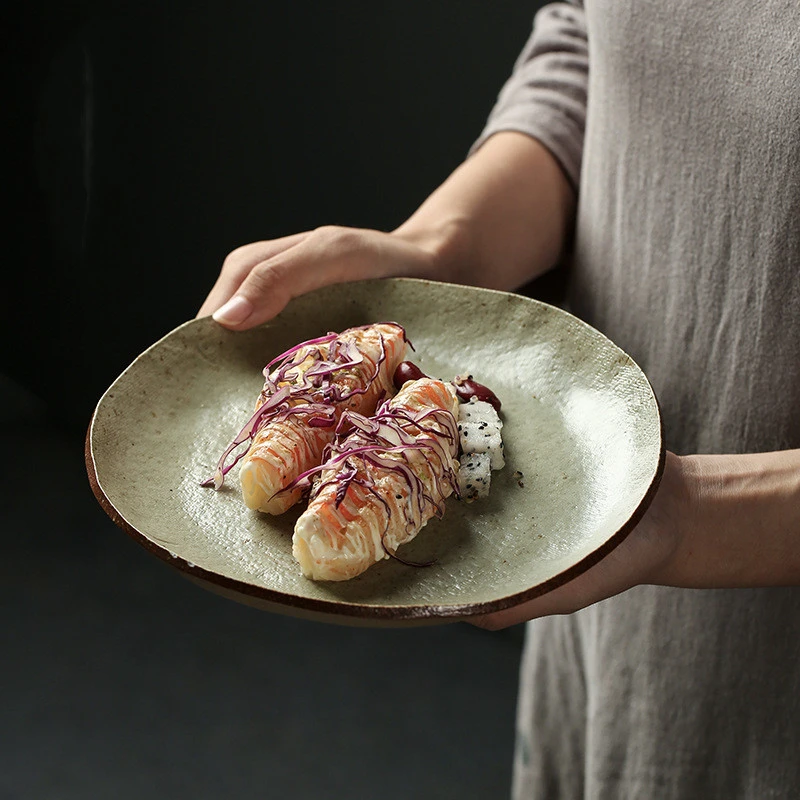 Japanese Ceramic Western Food Plate Fish Plate