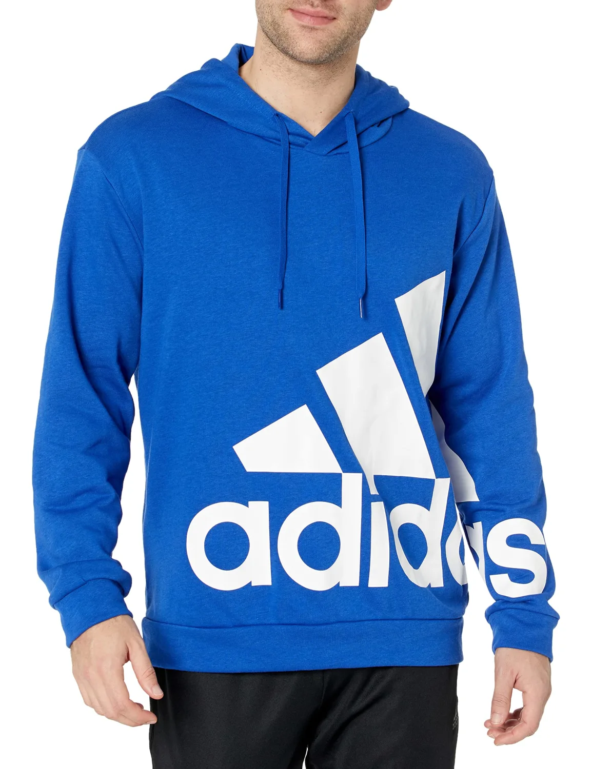 adidas Men's Essentials Giant Logo French Terry Hoodie
