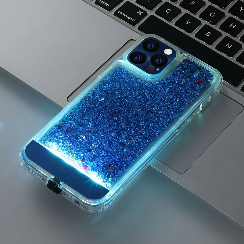 Quicksand Glitter Luminous Transparent Colorful Mobile Phone Case