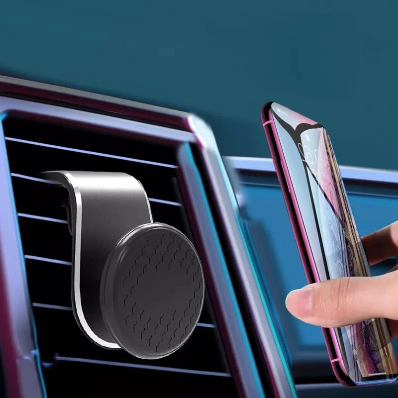 Car Air Vent L-shaped Magnetic Phone Bracket