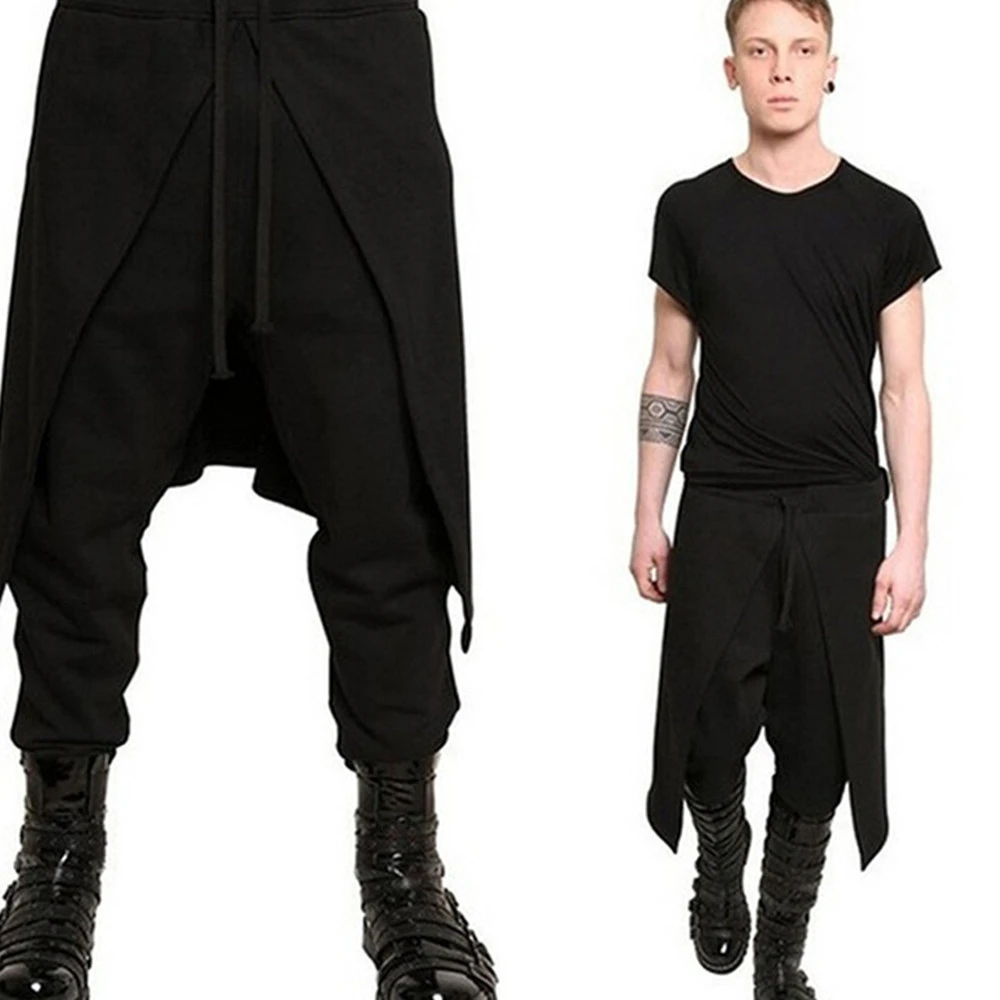 Men's Fashion Patchwork Baggy Pants