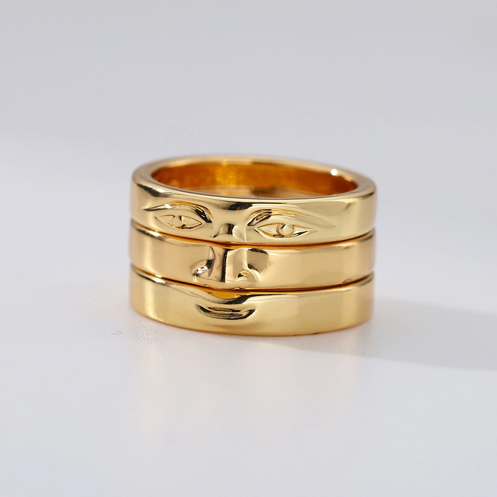 New Niche Design Touching Face Ring