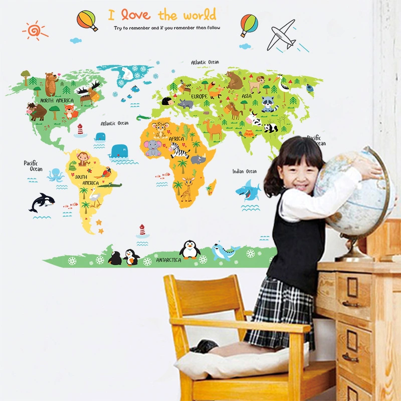 Removable Decal On Kindergarten Decorative Wall