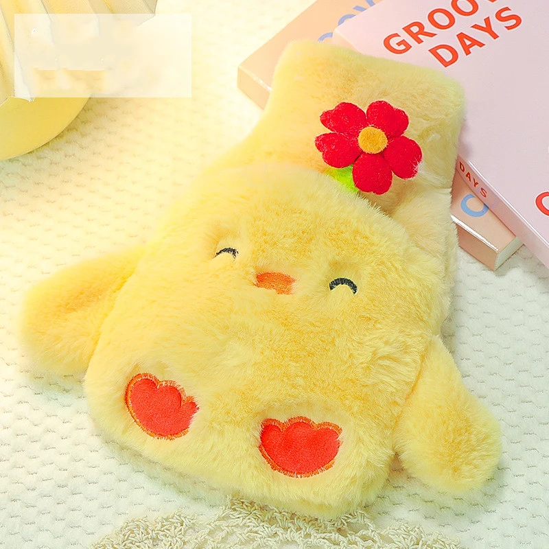 Cartoon Cute Plush Water Injection Hot Water Bag