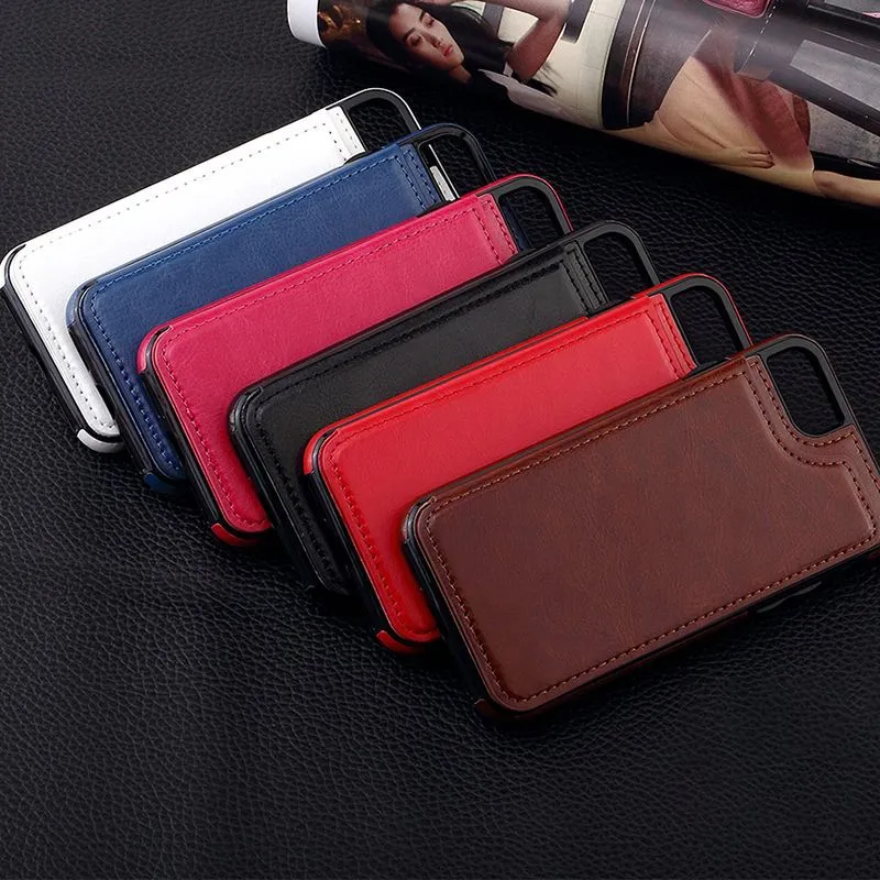 Crazy Horse Print Leather Protective Case Mobile Phone Holster